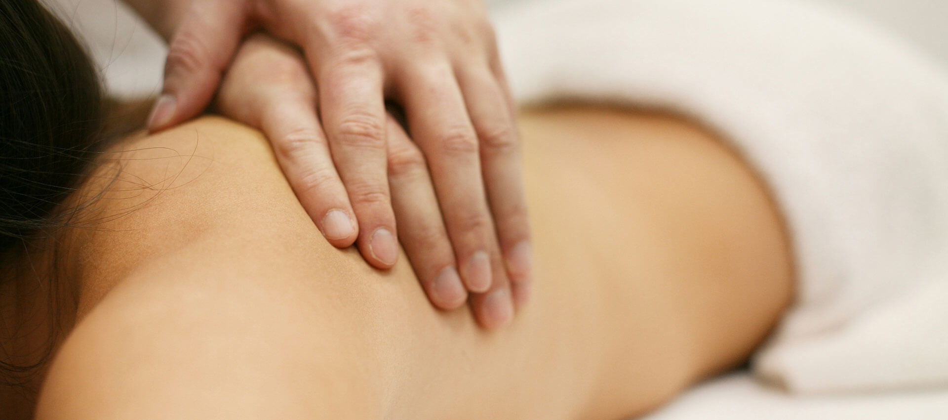 hands giving a massage