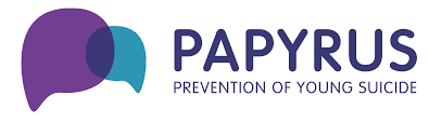 Speech bubble icons in purple and blue overlap. To the right, bold text reads: 
