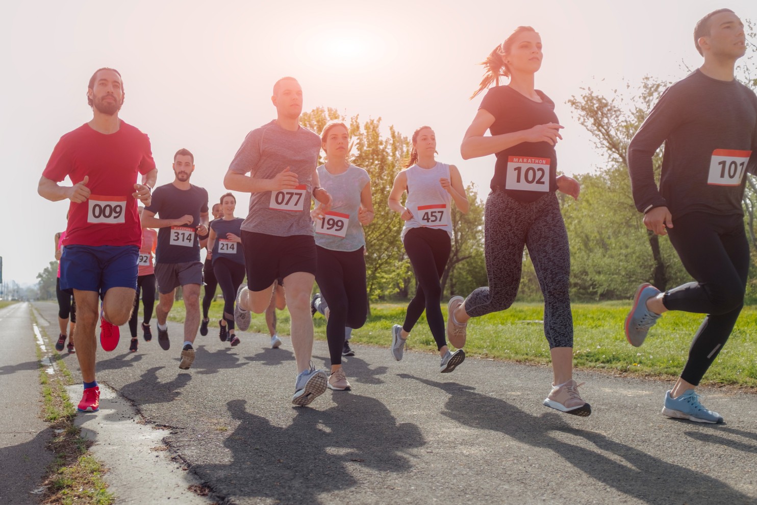 marathon runners